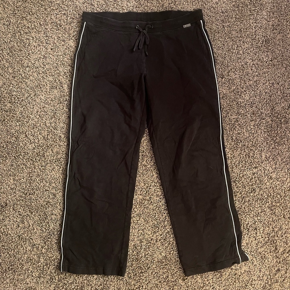 New York Laundry Cotton Black Track Pants Gorpcore Activewear Minimalist